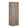 Clóset Mobikit 2 Puertas 2 Cajones Roble Santana