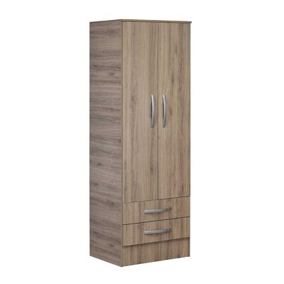 Clóset Mobikit 2 Puertas 2 Cajones Roble Santana