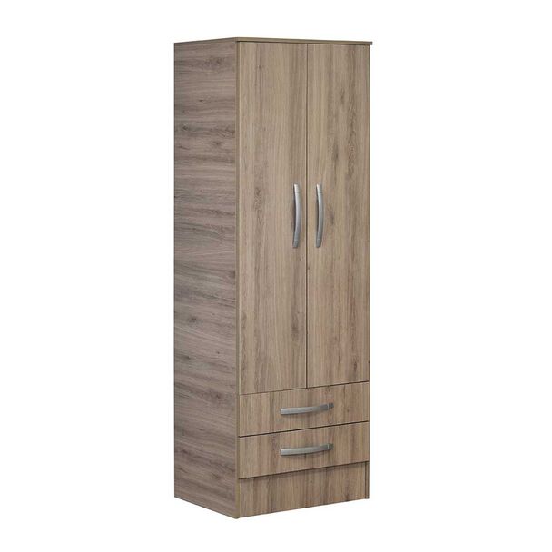 Clóset Mobikit 2 Puertas 2 Cajones Roble Santana