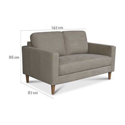 Imagen 2 del producto Sofá CIC Londres 2 Cuerpos Café Claro