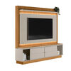 Home TV Di Poretti Design Guararapes Hasta 75" Caf&eacute; Claro