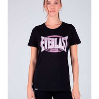 Polera Mujer Everlast Negro, White Melange