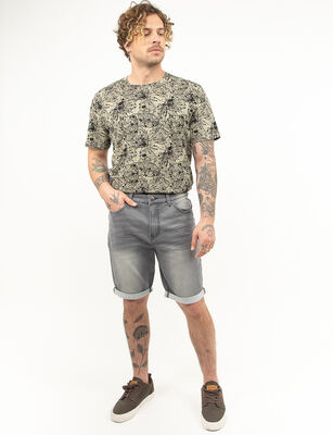 Imagen 2 del producto Bermuda Hombre Zibel Gris, Raw