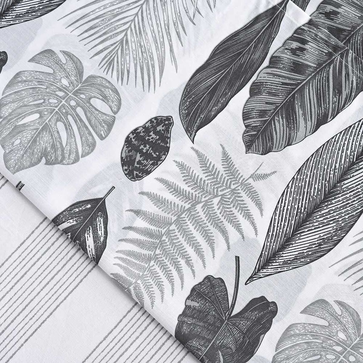 Juego de Sábanas Estampado Elements & Co 200 Hilos 2 Plazas BlackNature