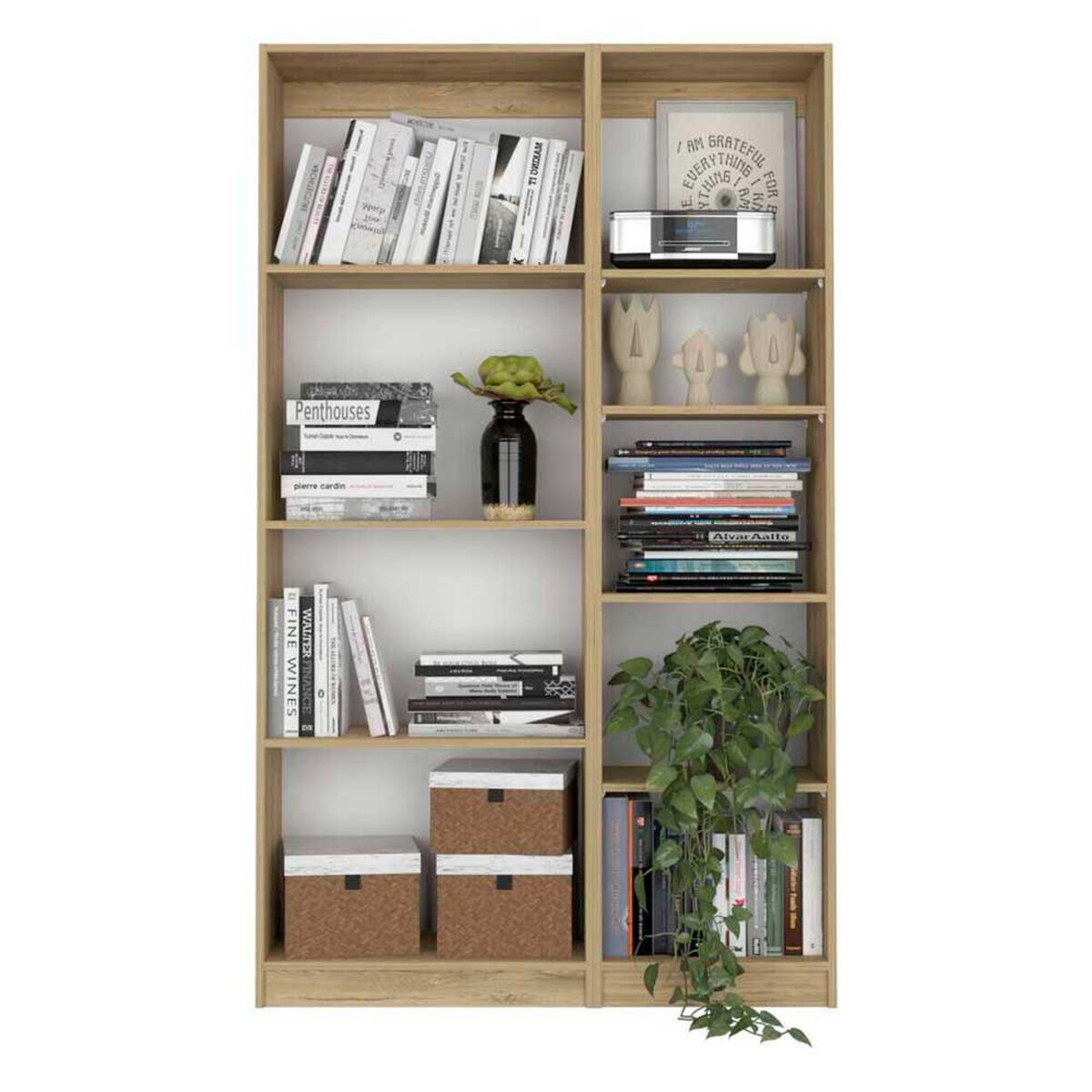 Estante 62 cm + Estante 45 cm TuHome Home Macadamia