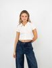 Polera Crop Con Cuello Mujer Icono
