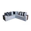 Seccional A&M Home Victor 2,2 Cuerpos Gris Negro