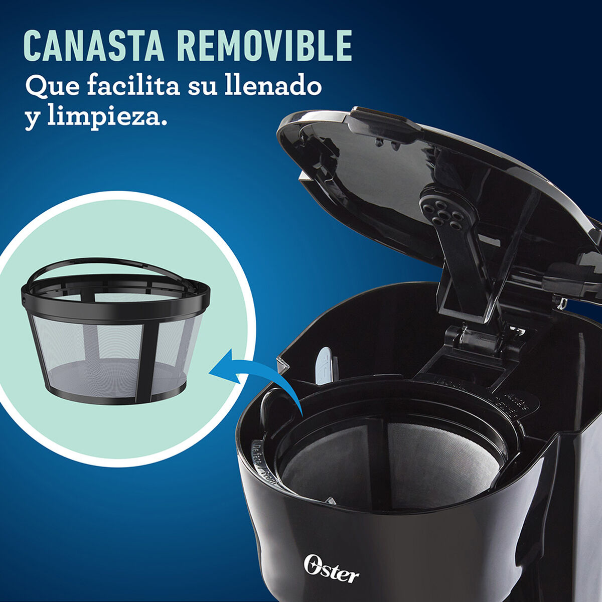 Cafetera Oster BVSTDC12-052 1,5 lts.