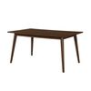 Mesa de Comedor Favatex Falkong Café Oscuro Negro