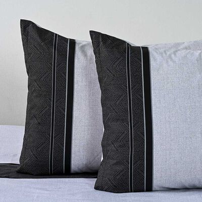 Imagen 2 del producto Juego de Sábanas American Family 2 Plazas 144 Hilos Zircon Negro