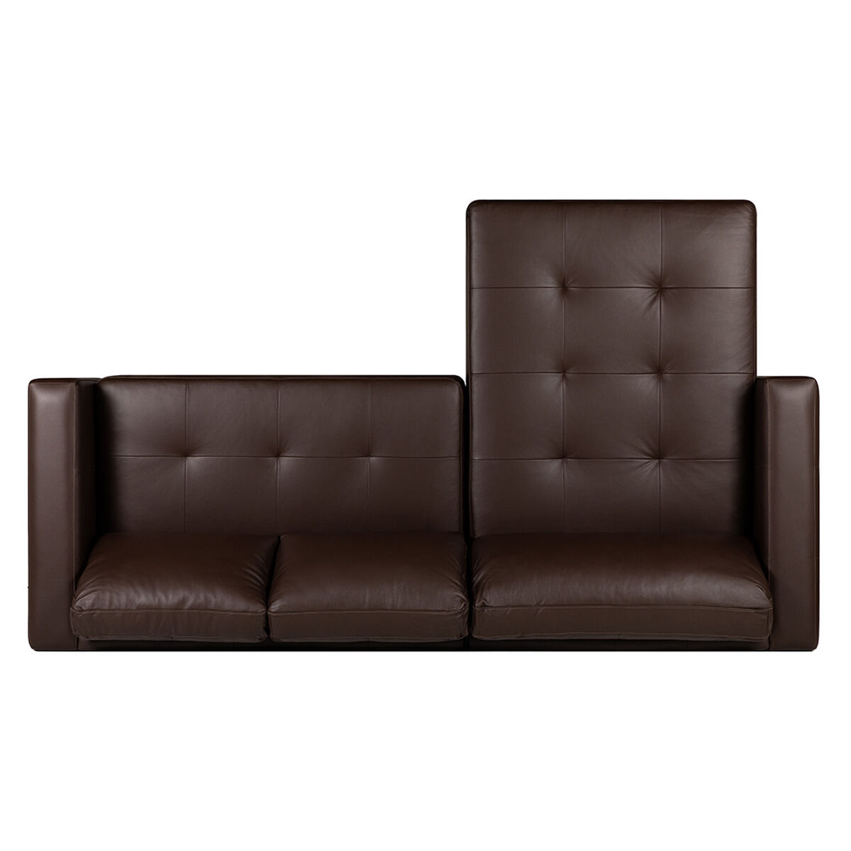 Sofá Seccional Izquierdo Rosen Copeland 3 Cuerpos Marron
