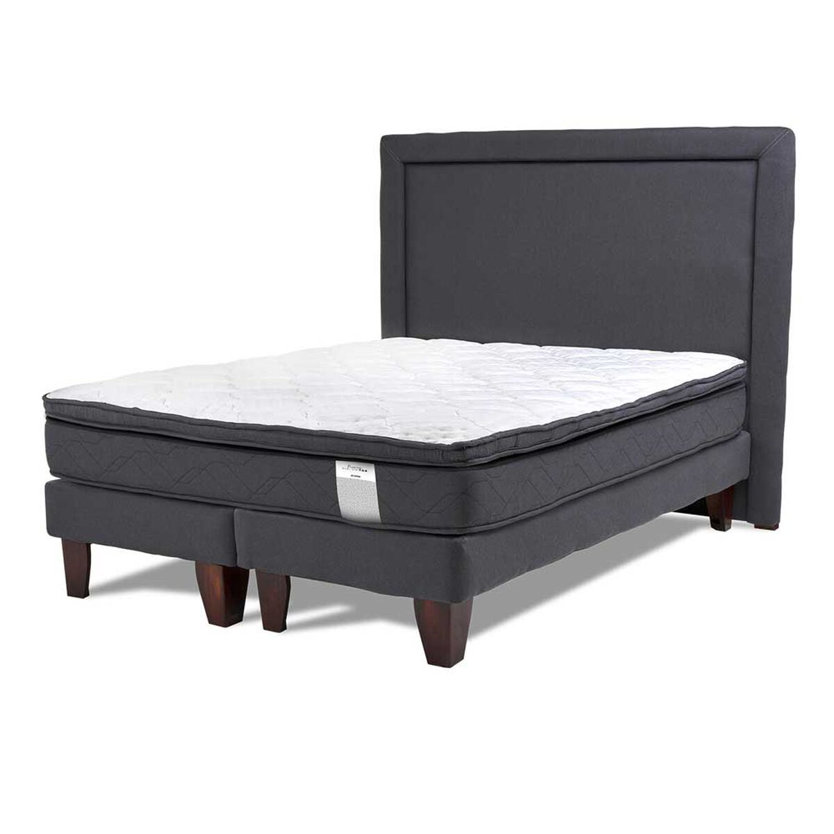 Cama Europea Drimkip Base Dividida Queen Pillow Top + Respaldo