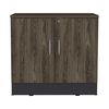Mueble Archivador TuHome Home Office Negro Soft Coñac