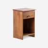 Boxet Rosen 1 Plaza New Style 4 Plus + Respaldo + Velador Tabor Caramelo
