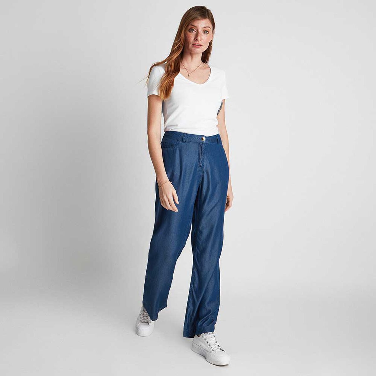 Pantalón Palazzo Mujer Lorenzo Di Pontti