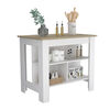 Mesa de Cocina TuHome Blanco Blanco Nevado