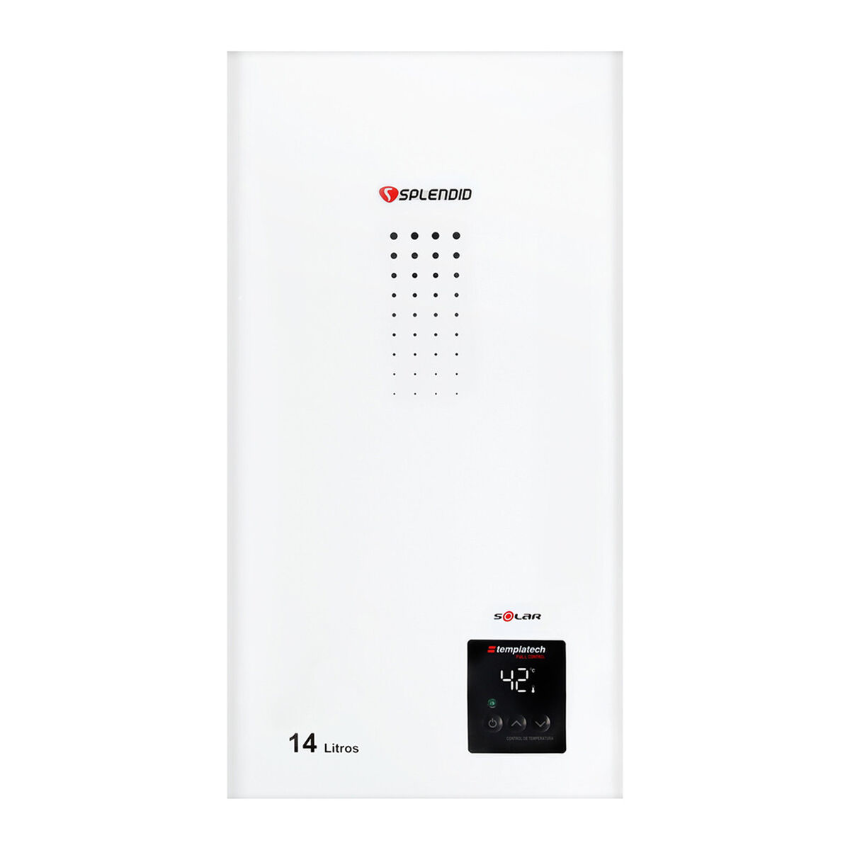 Calefont Gas Licuado Splendid Tiro Natural Templatech 14 lts.