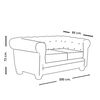 Sofá Latam Home Florencia 3 Cuerpos Palo Rosa
