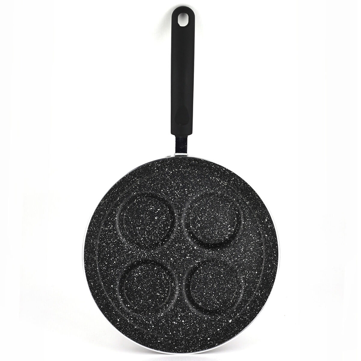 Sartén  Huevera Aluminio Marmicoc Spring Negro 24 Cm