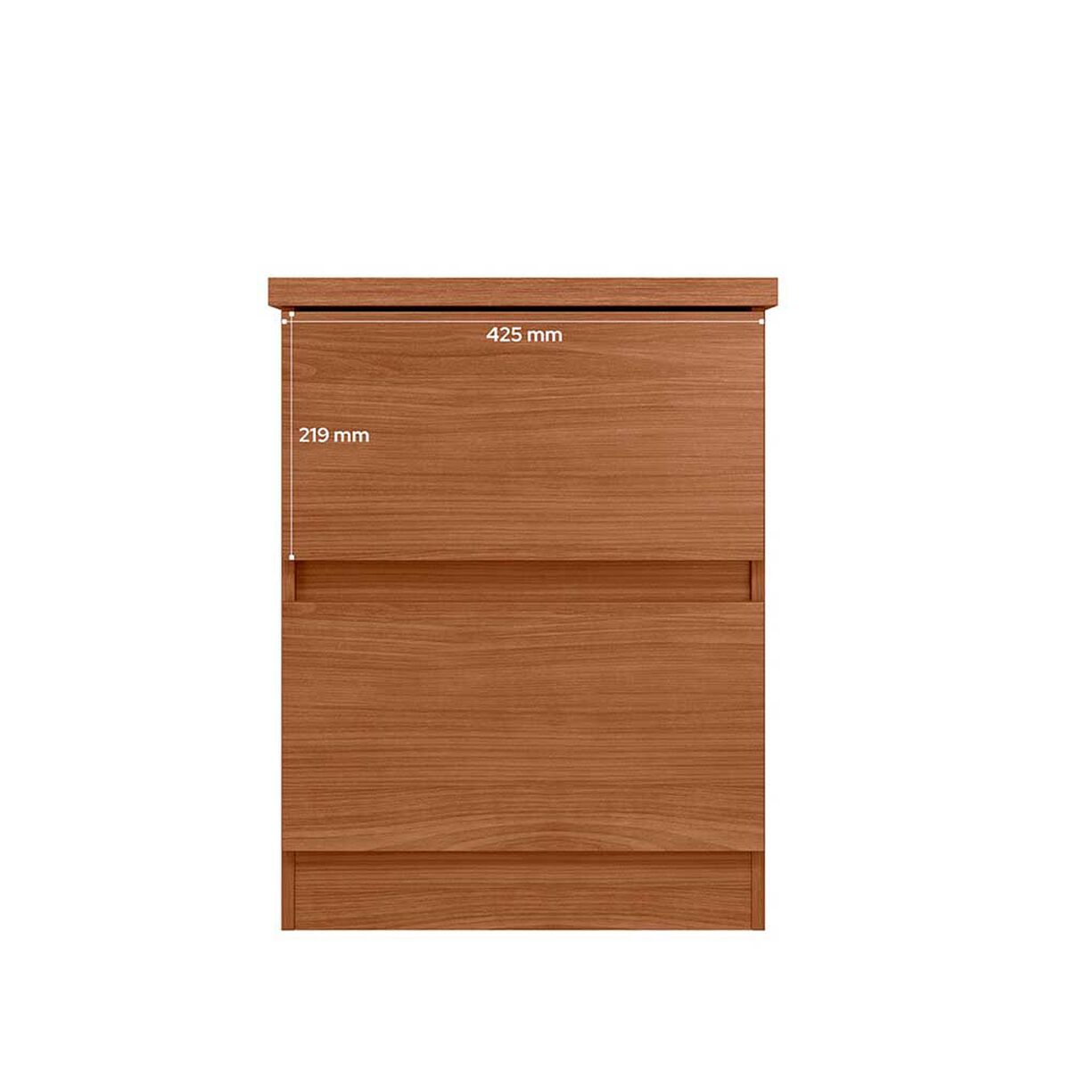 Velador Onessta Bari 2 Cajones Jatoba