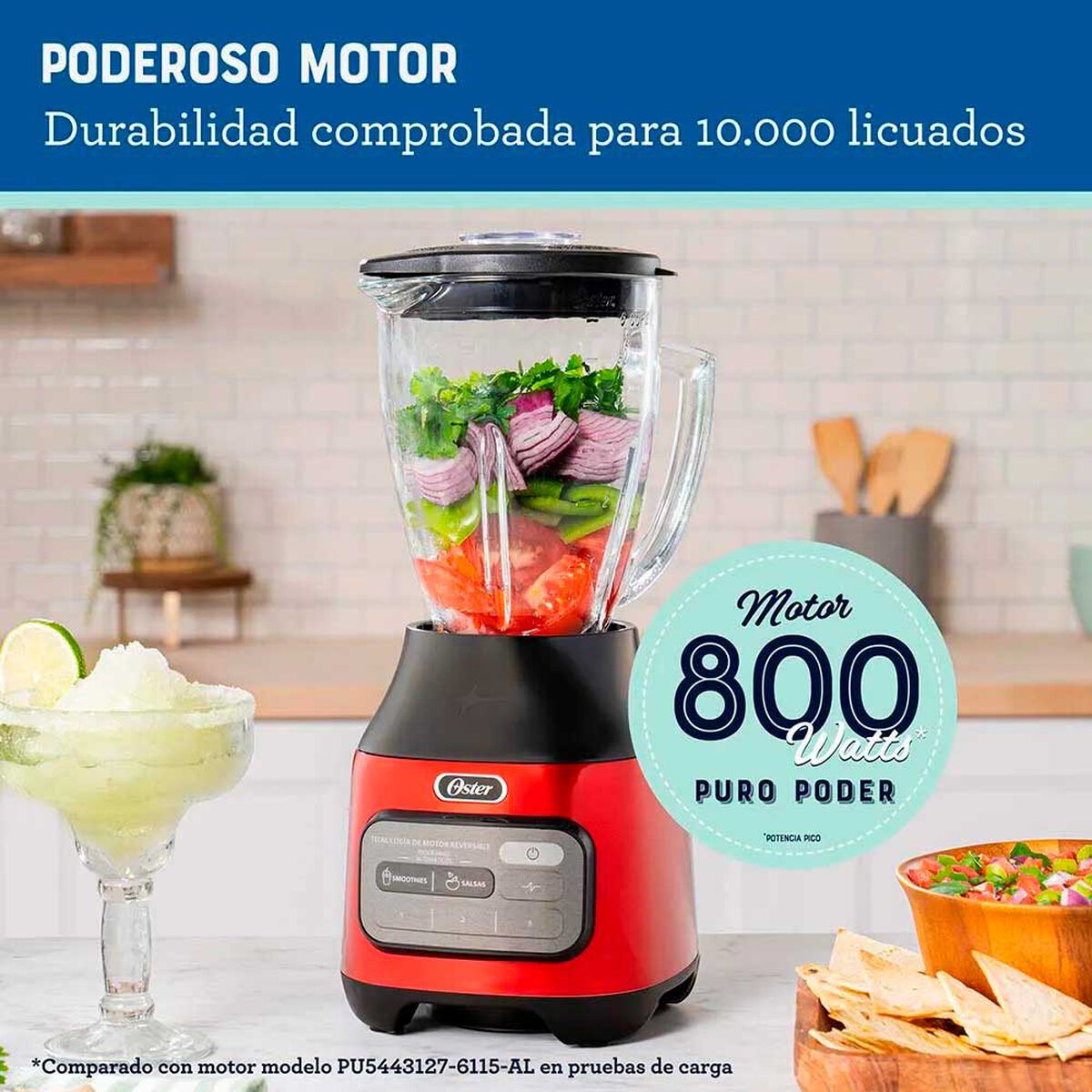 Licuadora reversible Oster Blstpegcrt 1,5 lts.
