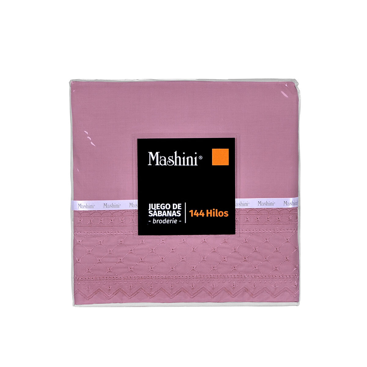 Juego de Sábanas Mashini 144 Hilos 1,5 Plazas Liso