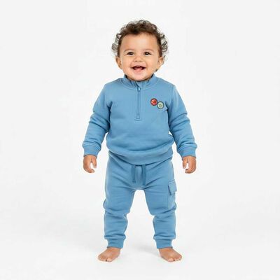 Conjunto Poleron+Buzo Bebo Chess Baby