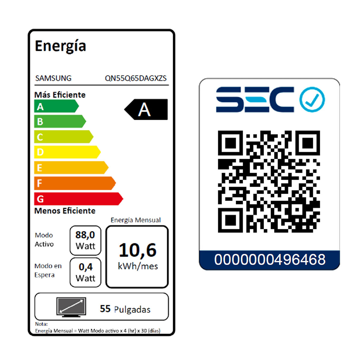 QLED Samsung 55" Q65D 4K UHD Smart TV 2024