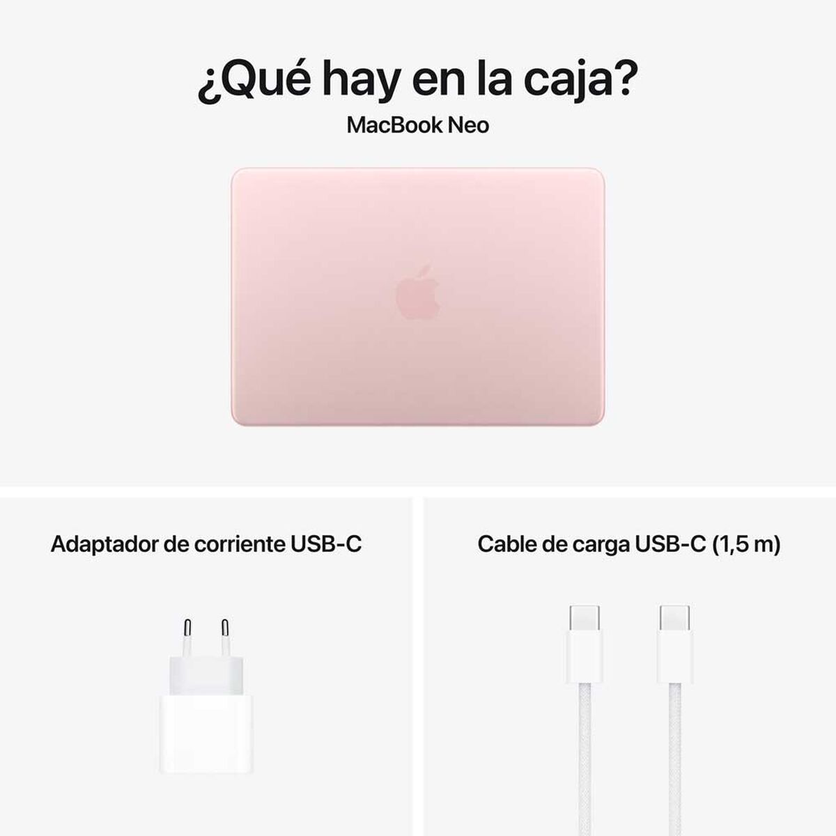 Apple Macbook Neo Chip A18 Pro&nbsp;SSD 256 GB 8GB 13" Rosa Nube
