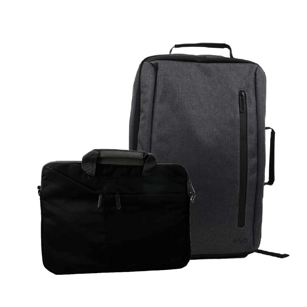 Mochila Notebook Levo Manager Gris 15,6"+ Funda Negra 15,6"