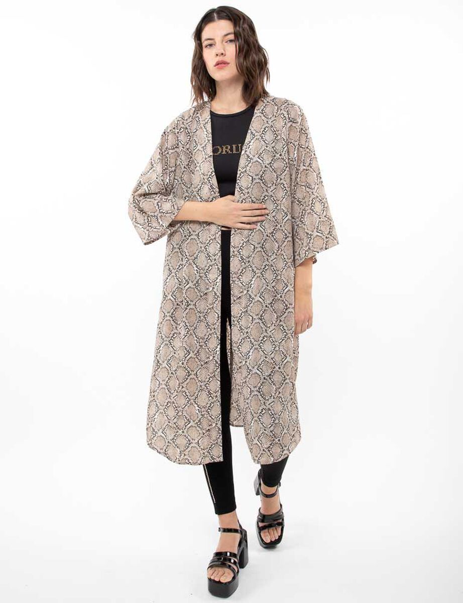 Kimono Estampado Mujer Fiourcci