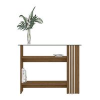 Mesa de Arrimo Altavision Frizz Natu Café Claro