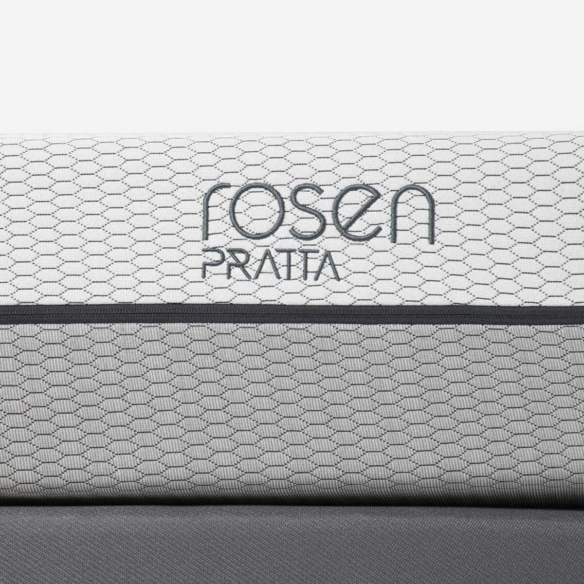 Cama Europea Rosen 1,5 Plazas Pratta + Respaldo + Velador Veneto
