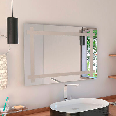 Imagen 2 del producto Espejo Broni con Marco Interno en Sandblasting