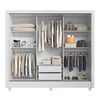 Clóset Onessta Francia 3 Puertas Blanco