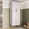 Closet Di Poretti Design Encanto 2 Cajones 2 Puertas Blanco