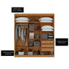 Closet Di Poretti Design Jazz 3 Cajones 6 Puertas Caf&eacute;
