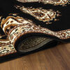 Alfombra Modalfo Kashan King 200 x 290 cm Negro
