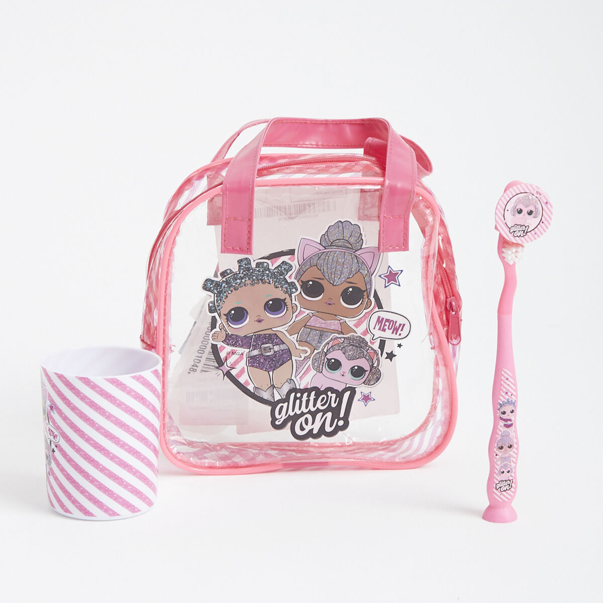 Set Cepillo de Dientes + Vaso + Mochila L.O.L