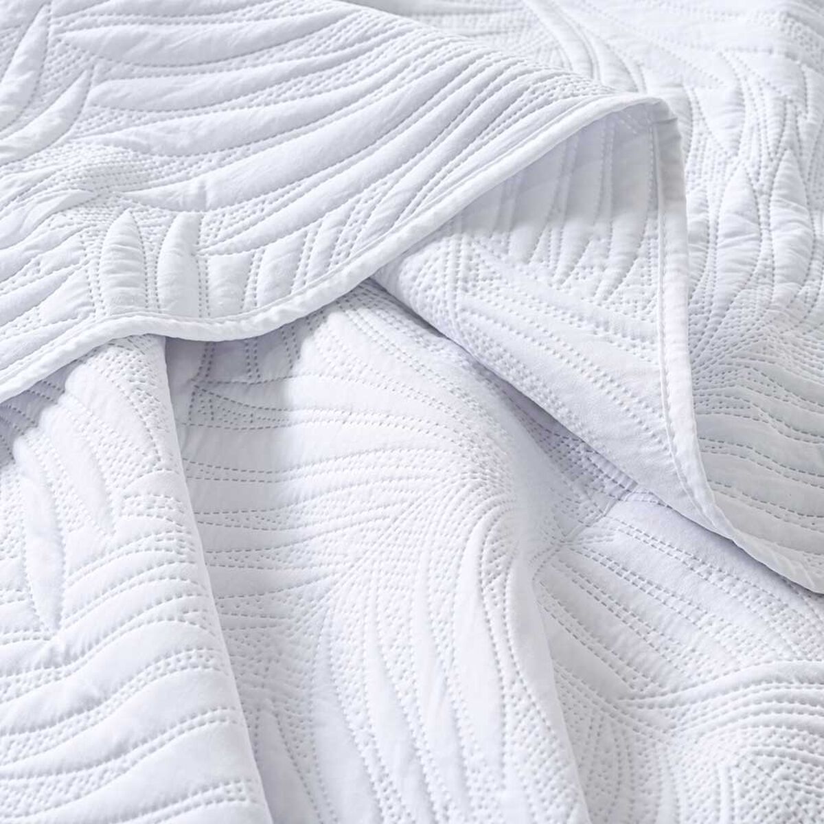 Quilt American Family 1.5 Plazas Marquis White