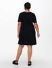 Vestido Corto Liso Manga Corta Bolsillos Mujer Only Carmakoma