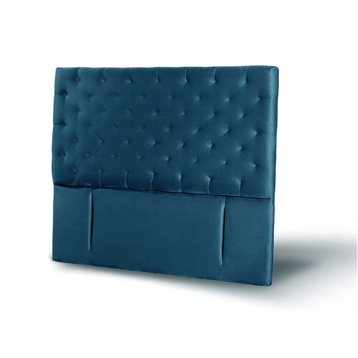 Respaldo Latam Home King Brescia Tela Velvet Azul