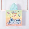 Toalla de Playa con Capucha Infantil Disney Moon Stitch 60 x 120 cm