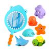 Juguete de Baño con Red de Pesca 6 Piezas Benic Baby