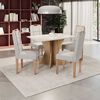 Juego de Comedor Yardas Trento 4 Sillas Off White