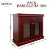 Rack TV Araucarias Barcelona 900 Hasta 43" Chocolate