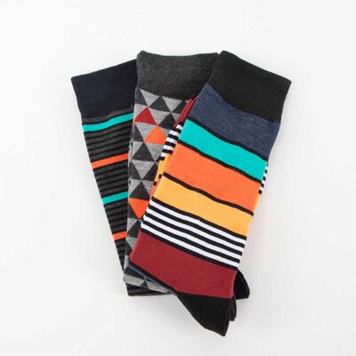 Imagen 2 del producto Pack 3 Calcetines Hombre Fiorucci Multicol