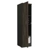 Biblioteca TuHome Home Office 2 Puertas Negro Soft Co&ntilde;ac
