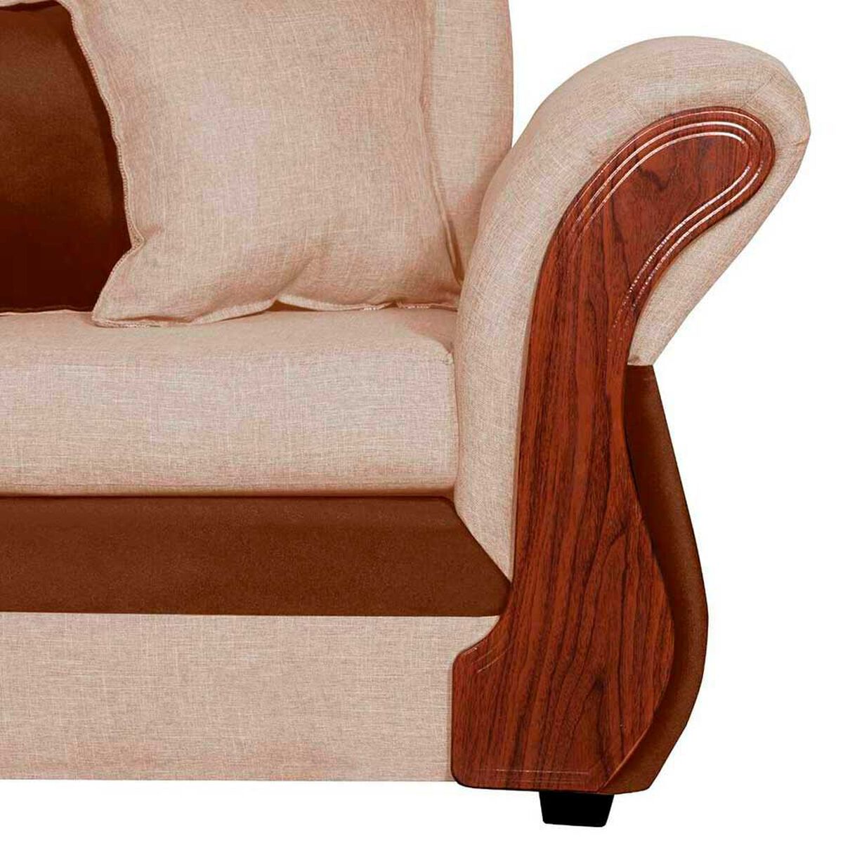 Sof&aacute; Seccional Dise&ntilde;o A&M Home Lucia Derecho 5 Cuerpos Beige