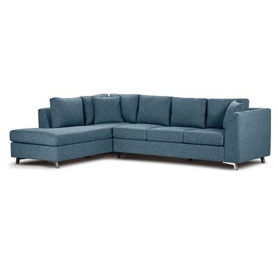 Sofá Seccional Izquierdo Rosen Carter 3-1 Cuerpos Denim